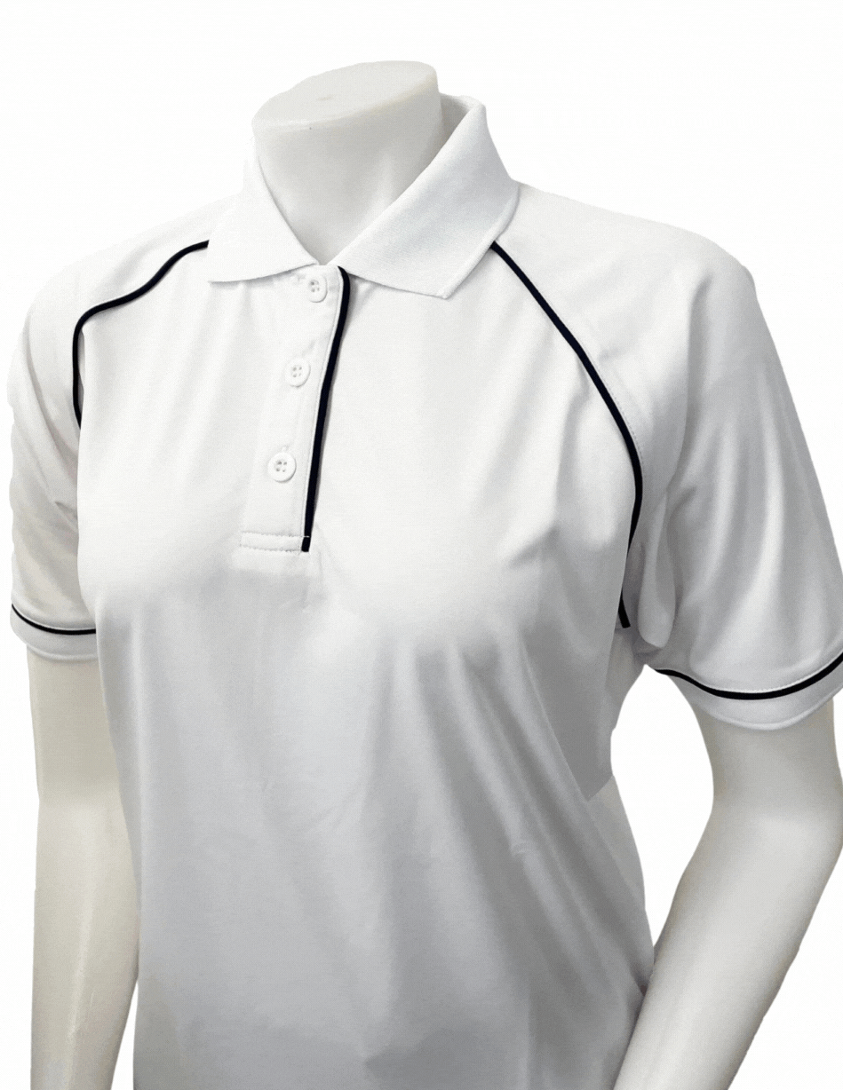 Women's White  Mesh Shirt No Pocket